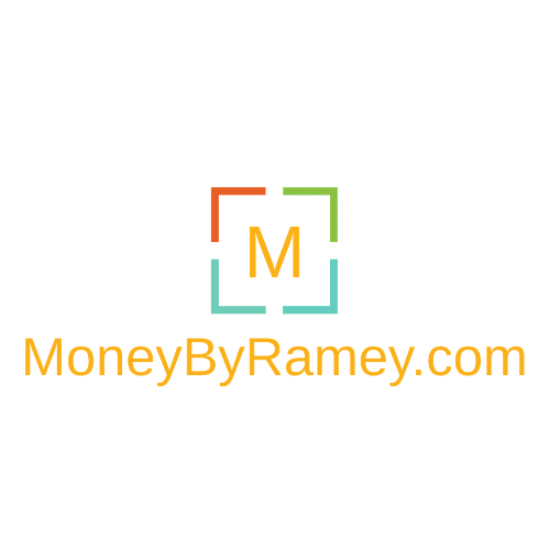 Logo of moneybyramey.com featuring a stylized 'm' with a double outline in green and orange colors, symbolizing financial growth and strategy.