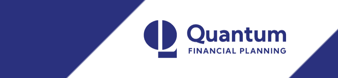 A sleek blue and white banner featuring the logo and name 