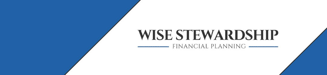 A minimalist financial planning banner with the phrase 