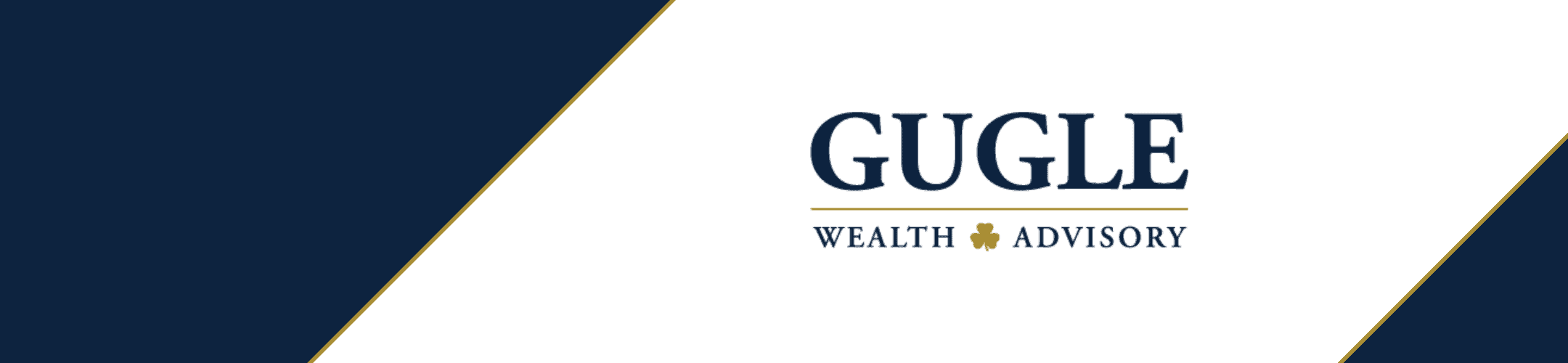 An image featuring the logo of Gugle Wealth Advisory. The logo has the company's name 