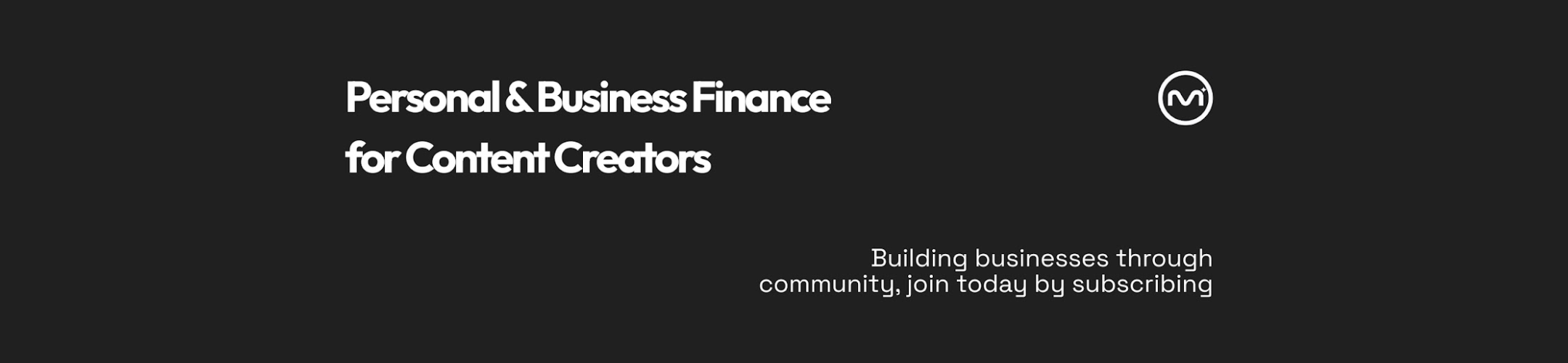 Dark banner with white text reading 